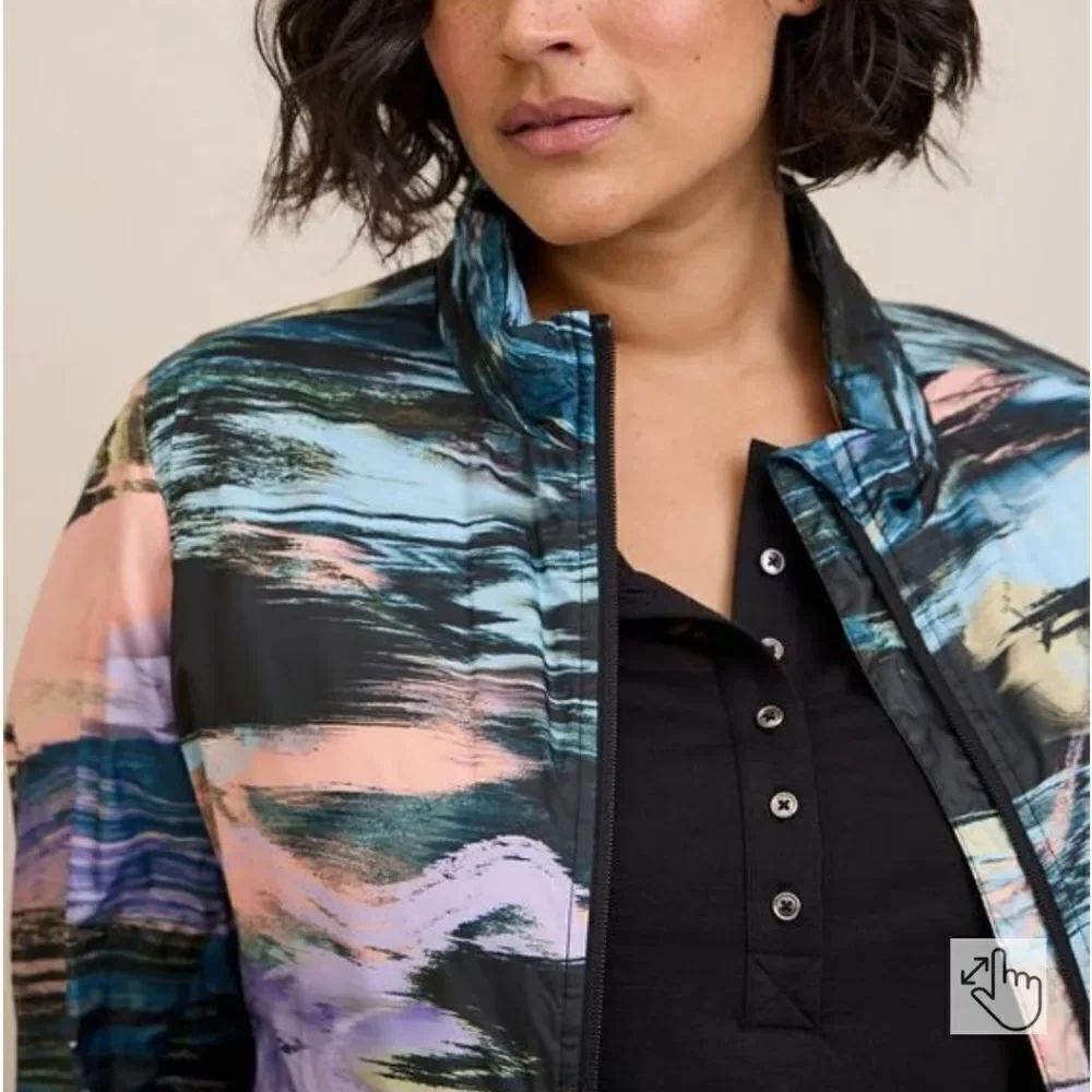 Torrid Happy Camper Polyester Woven Lightweight Active Jacket - Picture 5 of 5